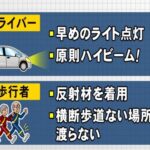 警察「夜の運転はハイビームにしろよ！ローは違反やぞ！」←これ