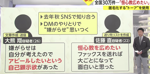 【福井】恒心教信徒「ンゴ」「ナリ」「334」「40298」３８０カ所以上の学校や個人宅に爆破や殺害予告