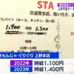 お好み焼きもんじゃ店が人手不足で時給を1100円→1400円に上げた結果