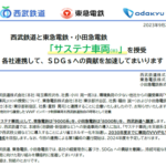 西武、東急と小田急から80年代の中古鉄道車両をSDGsを理由に100両も譲り受ける