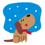 犬がみんな雪を喜ぶとは限らない…とある2匹の例