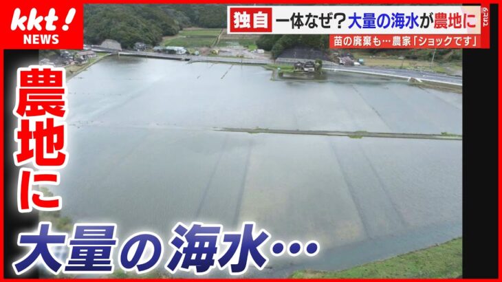 ヤマウ、子会社が大量の海水を農地に流入させる現場猫案件をやらかした件でお詫び