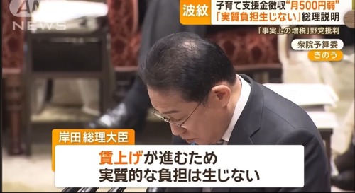 【子育て支援金悲報】岸田増税に反対する政党・日本維新の会しかいなかった