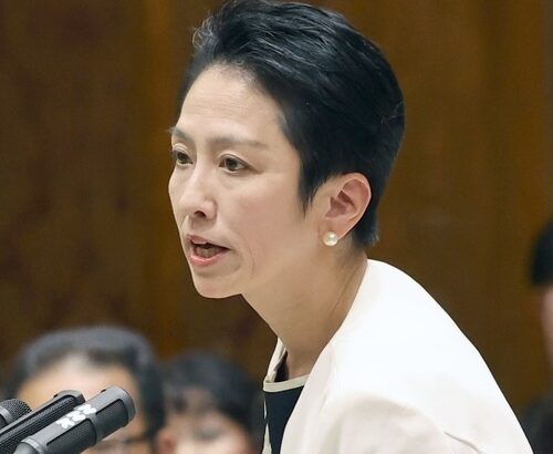 立憲共産党・蓮舫さん　東京都知事選に出馬へ