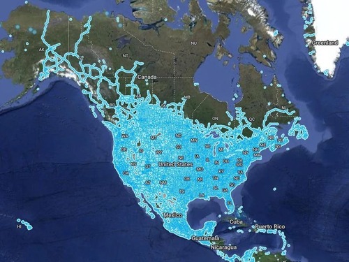 Googleストリートビューがどこまでカバーしたのかわかる世界地図