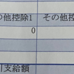 フルタイムで週５働いている人の給与明細が公開される